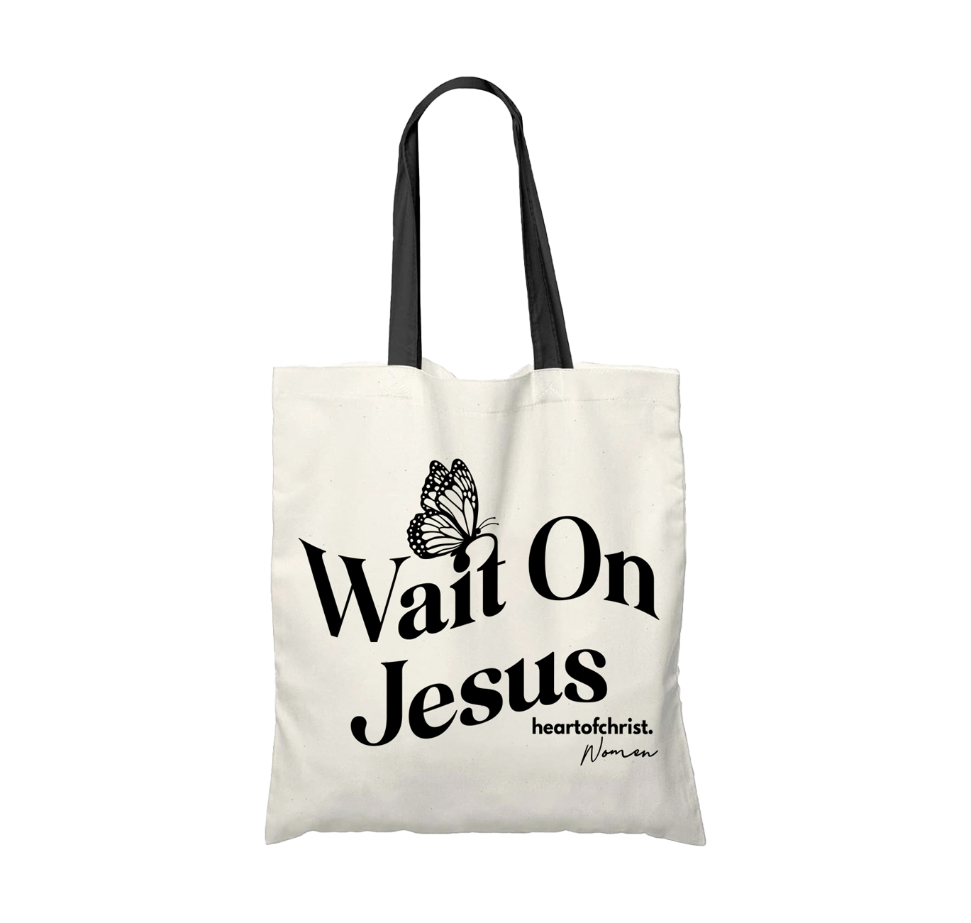 Wait On Jesus Tote Bag